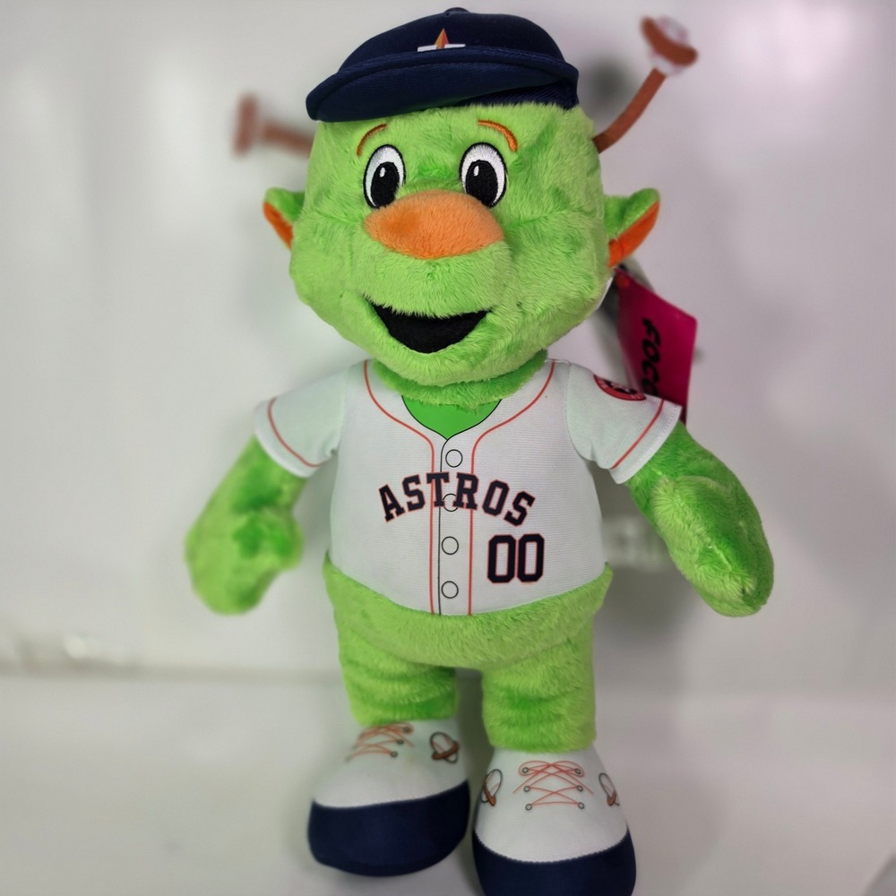 FOCO Houston Astros Orbit Mascot Plush 16" Jumbo MLB Baseball Alien Toy Large NW